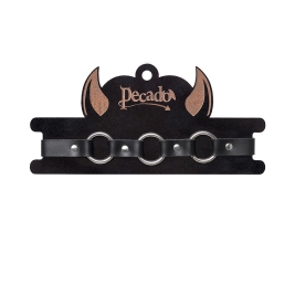 Чокер-ошейник из кожи Pecado 03121