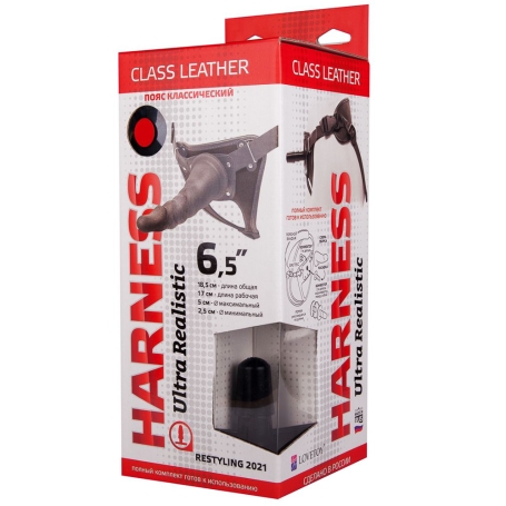Анальный страпон Harness Ultra Realistic 6,5"