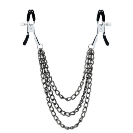 Зажимы на соски Notabu с тройной цепочкой