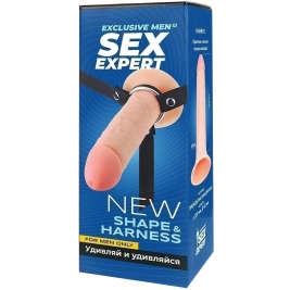Страпон полый (фаллопротез) Sex Expert SEM-55297