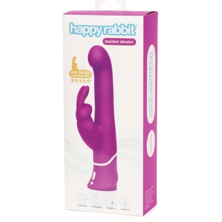 Вибратор Happy Rabbit Beaded G-Spot